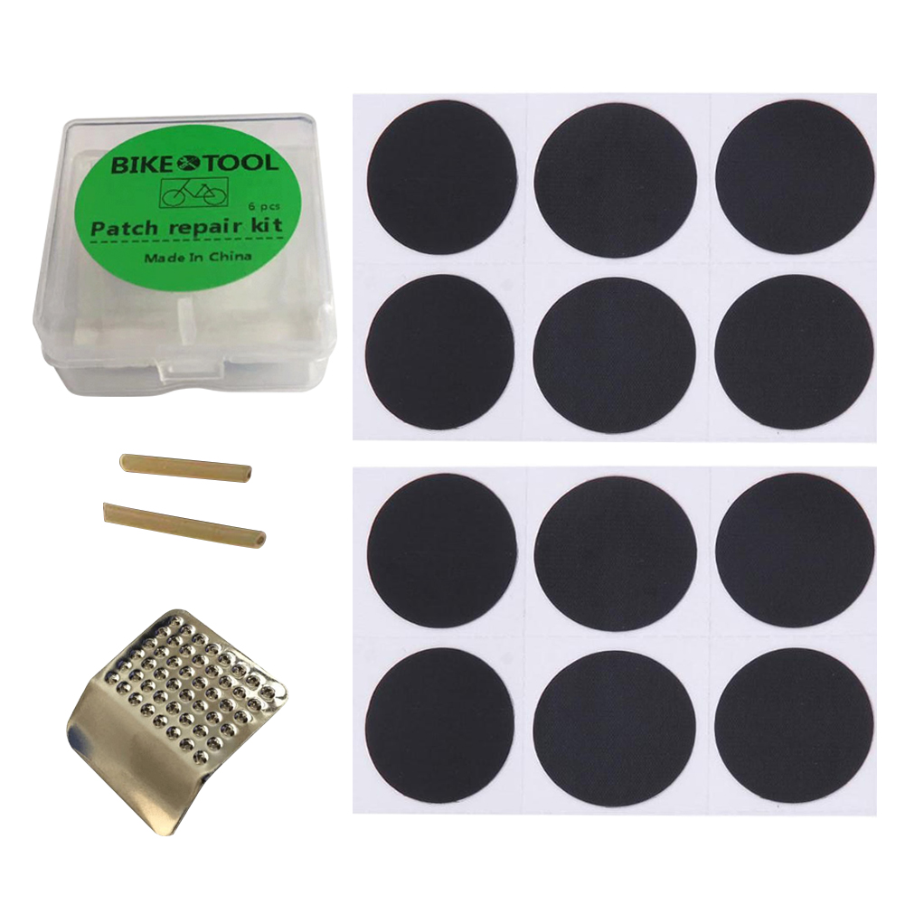 

Bicycle Tire Repair Set Inner Tube Patching Tyre Filler Glue Free Patch Kit, 501 Original