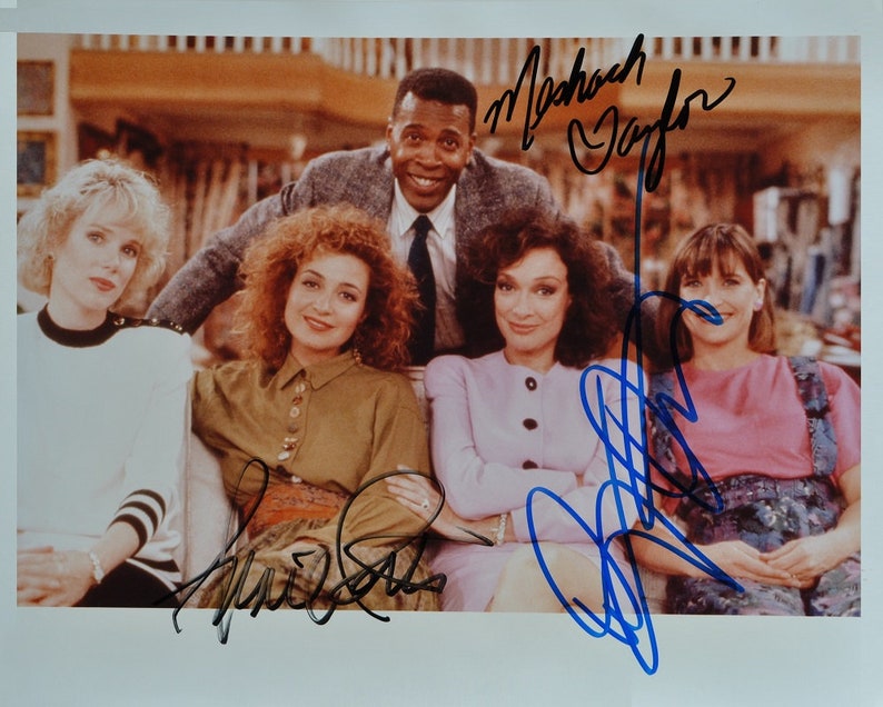 DESIGNING WOMEN CAST Signed Photo Poster painting X3 Dixie Carter, Annie Potts, Meshach Taylor wcoa