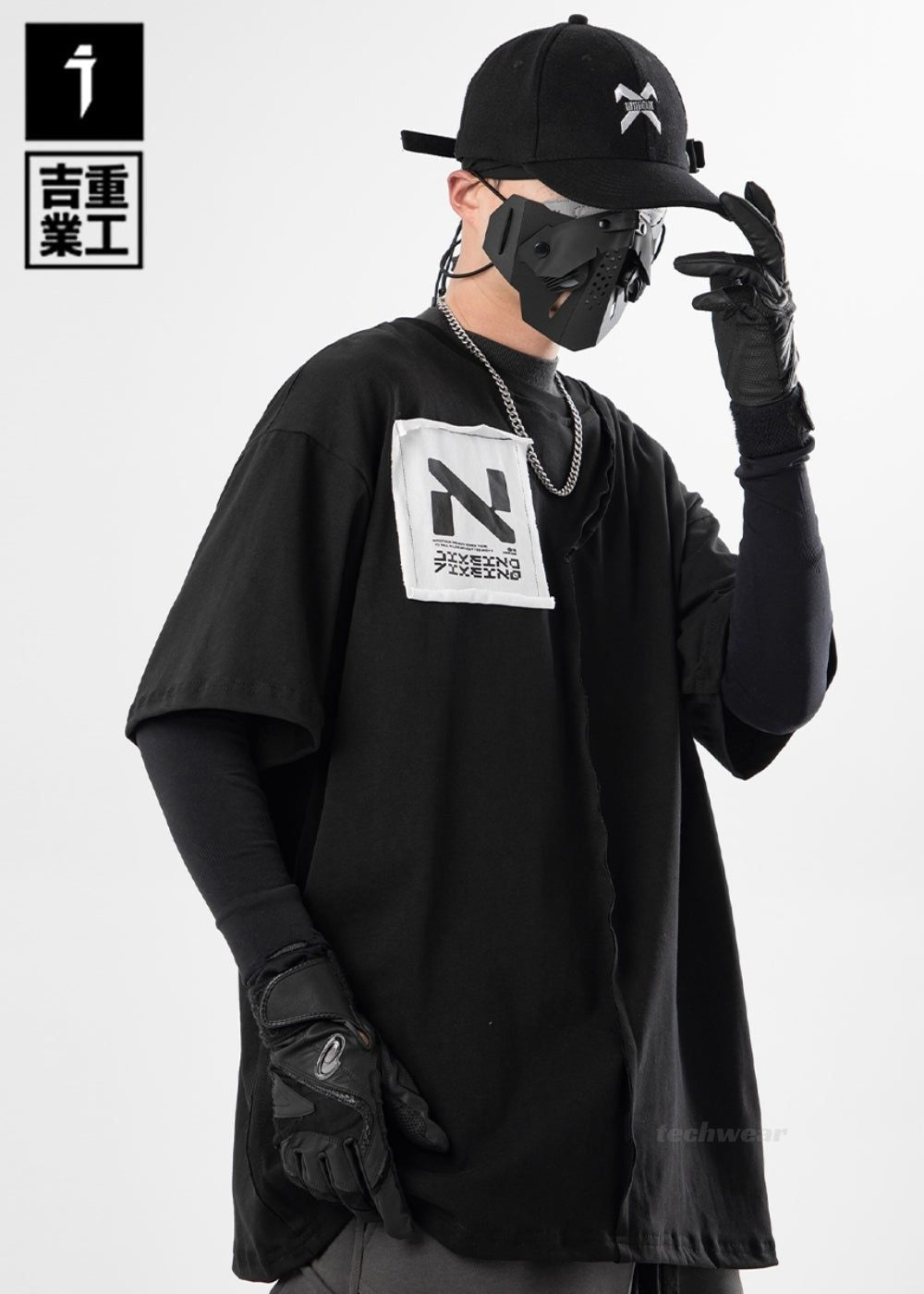 Stickers Tees JIYE HEAVY INDUSTRY techwear-x