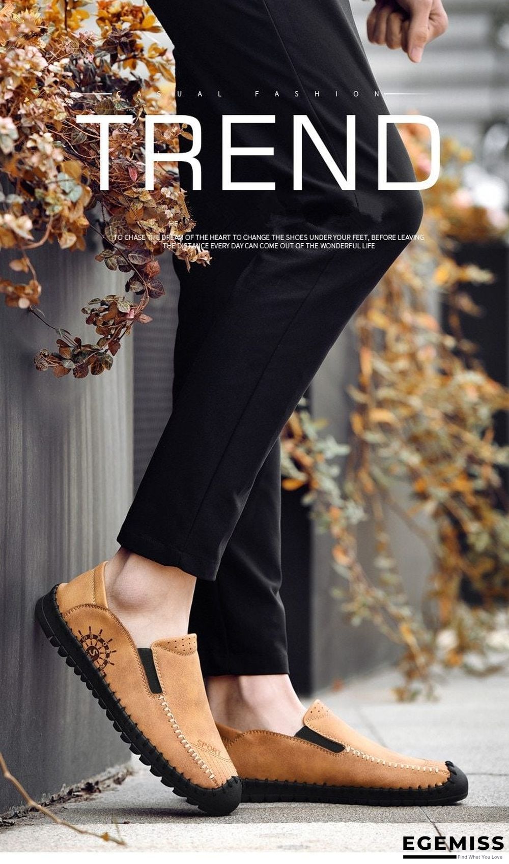 Casual Shoes Fashion Men's Shoes Casual Driving Shoes Soft Moccasins Flats Footwear Men Loafers | EGEMISS