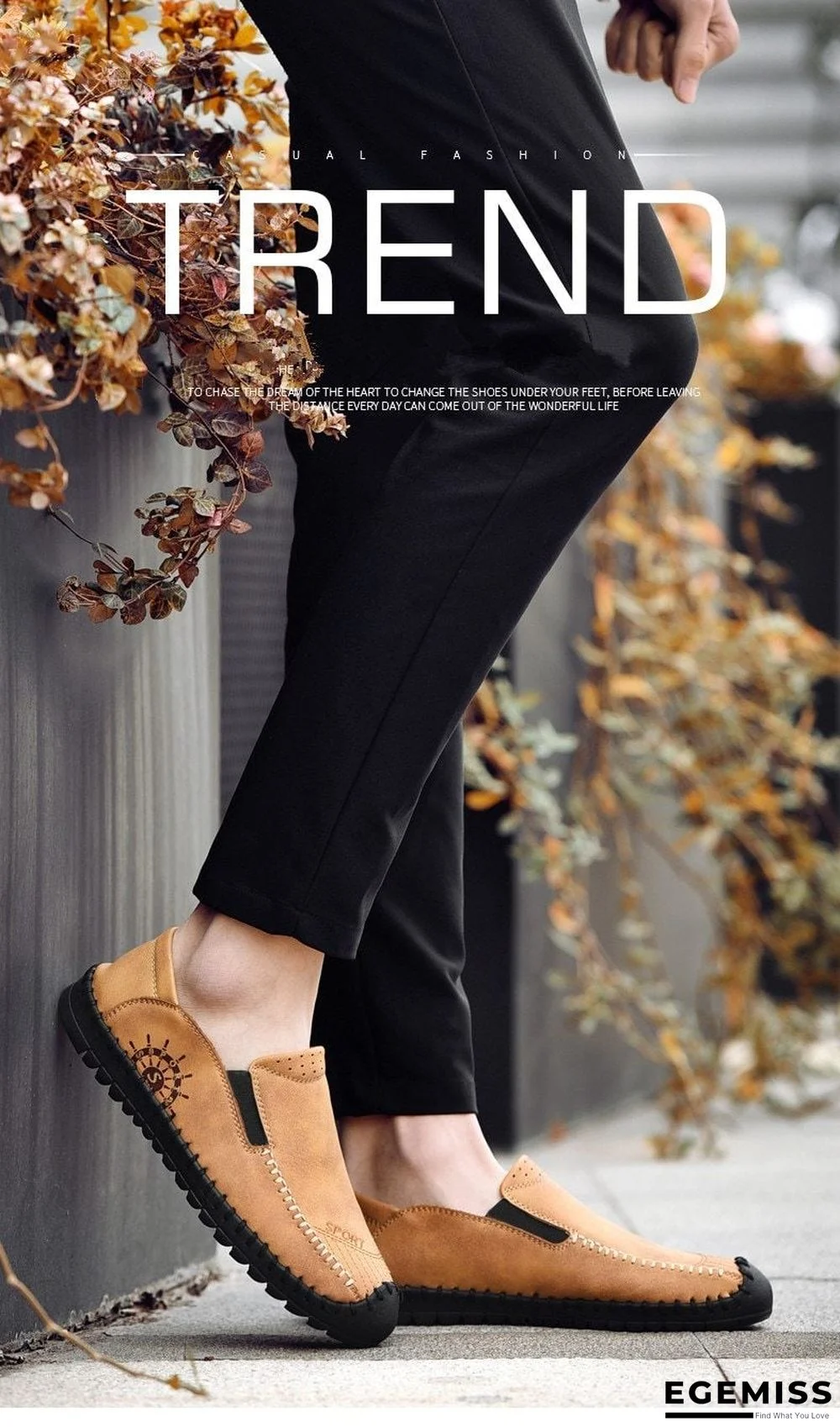 Casual Shoes Fashion Men's Shoes Casual Driving Shoes Soft Moccasins Flats Footwear Men Loafers | EGEMISS