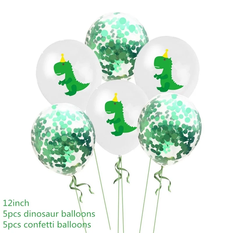 Dinosaur Party Supplies Dinosaur Balloons Paper Garland for Kids Boy Birthday Party Decoration jurassic world jungle party decor