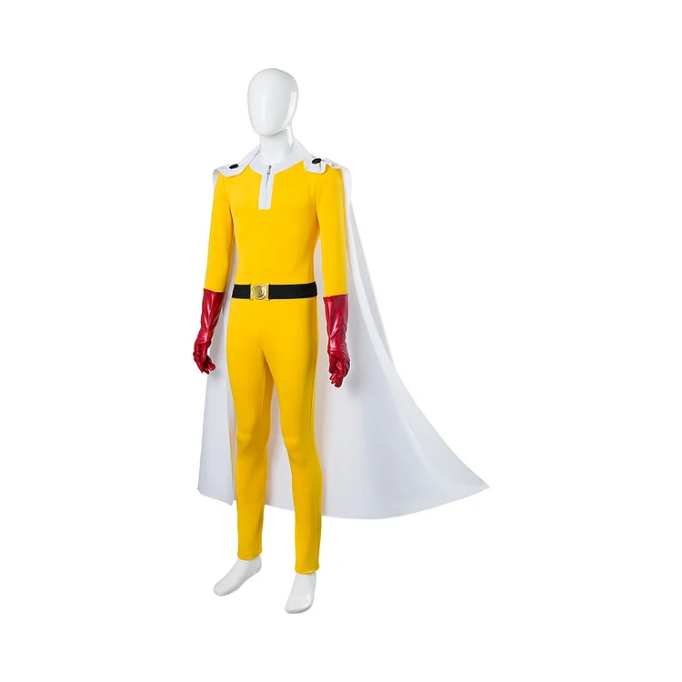 One-Punch Man Saitama Jumpsuits Cosplay Costume Halloween Carnival