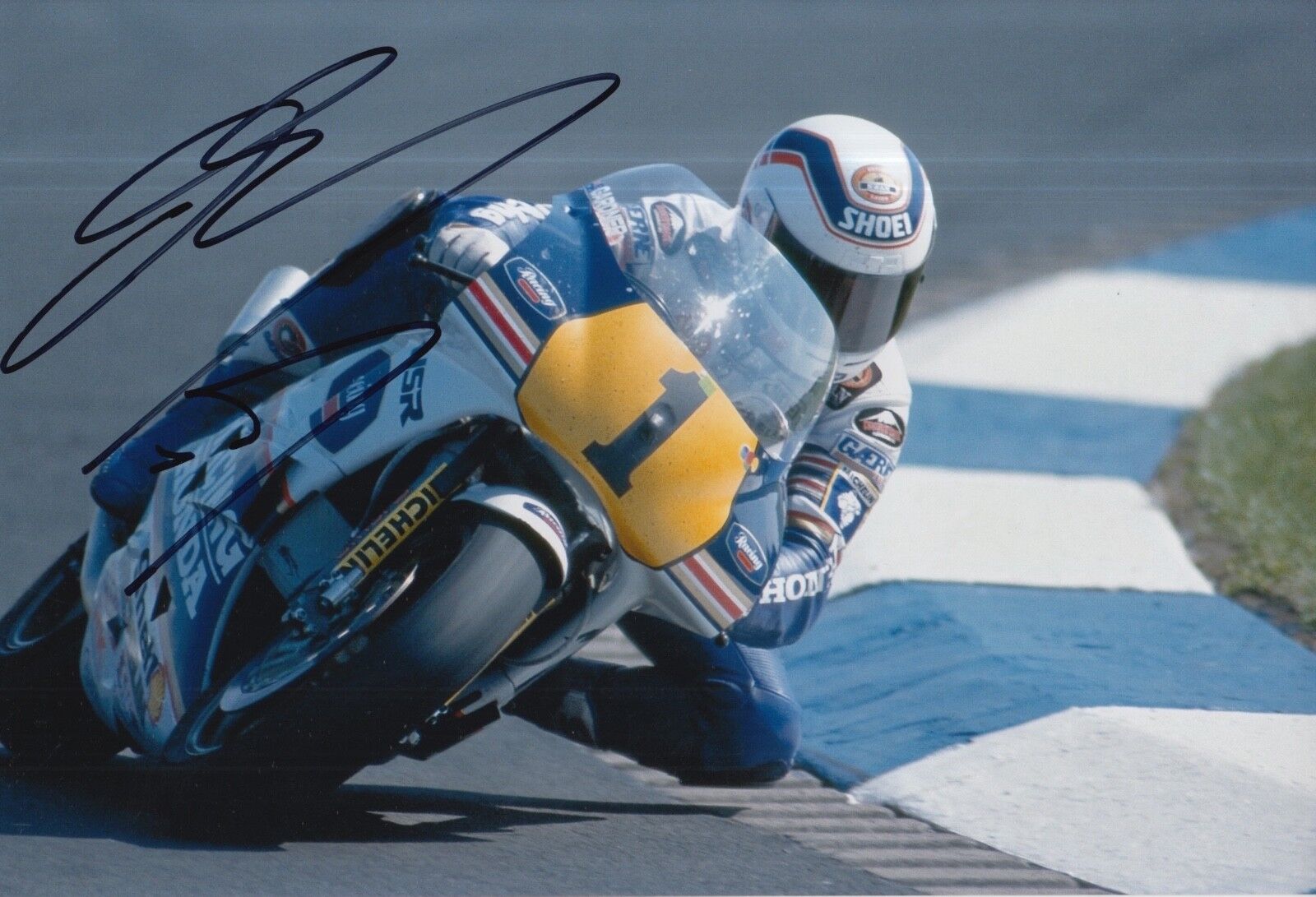 Wayne Gardner Hand Signed Rothmans Honda 12x8 Photo Poster painting 2.