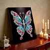(Pre-Framed)Butterfly-Special Shape Diamond Painting Kit(25x25cm)
