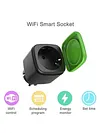 Smart Plug Power Monitor Smart Plug Mini Socket Work with Alexa Google Assistant