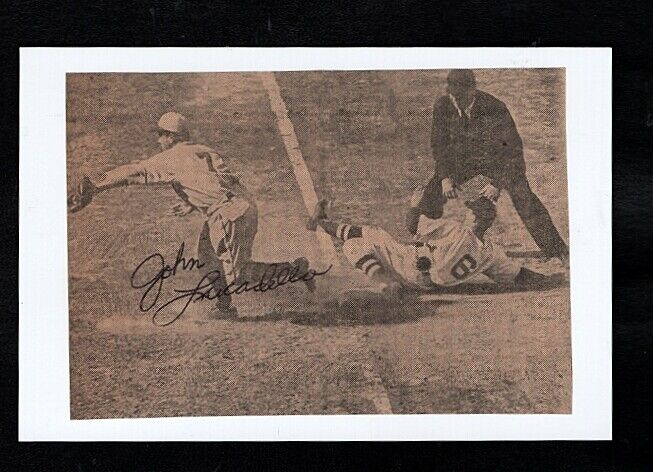 JOHN LUCADELLO-ST LOUIS BROWNS AUTOGRAPHED OBSCURE 4X6 ACTION Photo Poster painting -d..2001