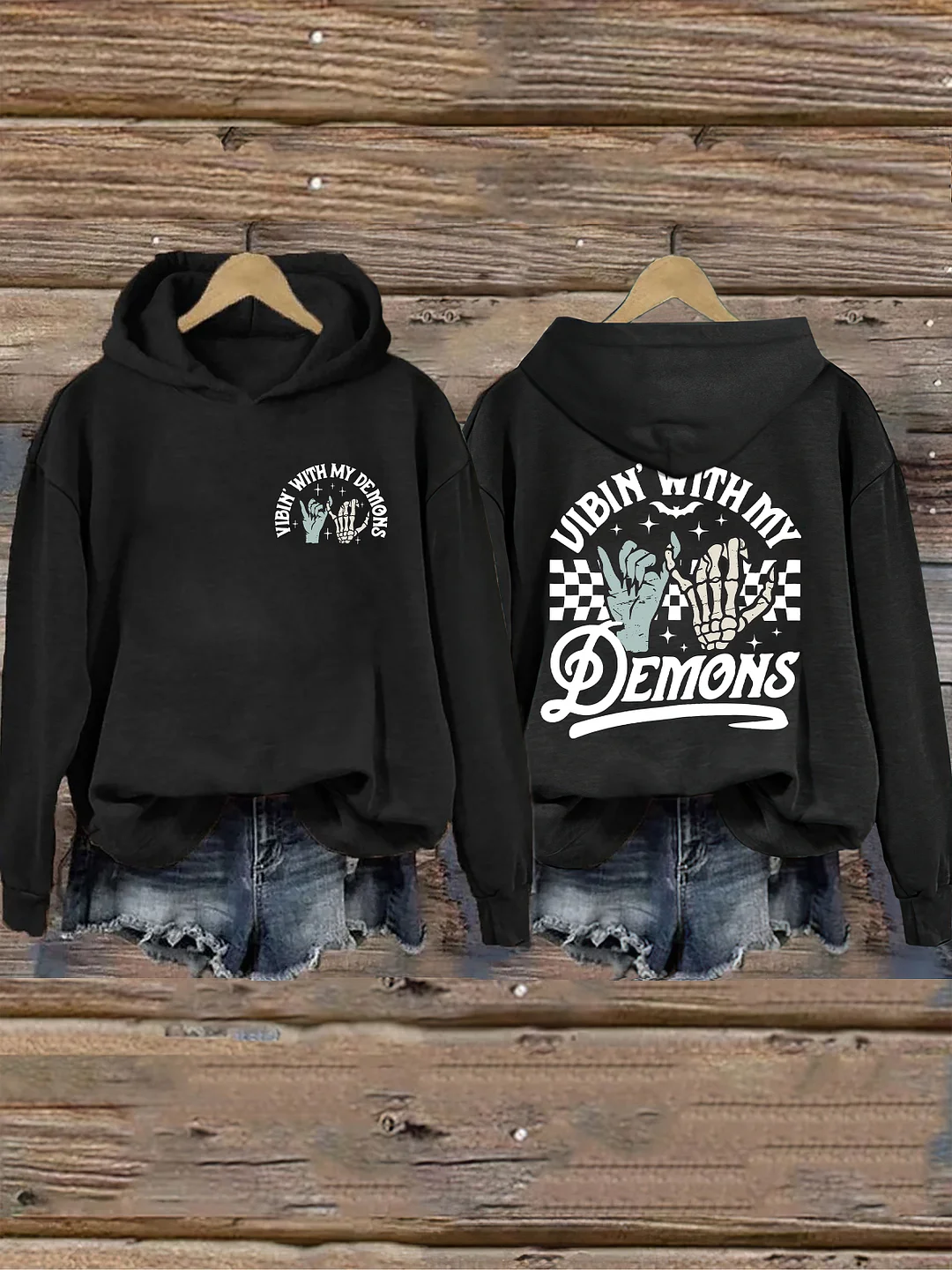 Vibin&rsquo; With My Demons Hoodie