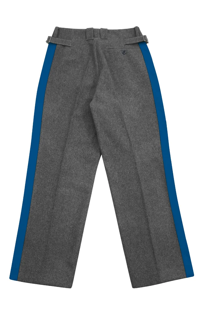   Kriegsmarine German Coastal General Stone Grey Wool Straight Trousers German-Uniform