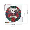 uk.everydayedeals Diamond Painting - Full Round - Rose Skull Jack(40*40cm)