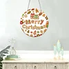 DIY Christmas Diamond Painting Double Sided Hanging Suncatcher Pendant