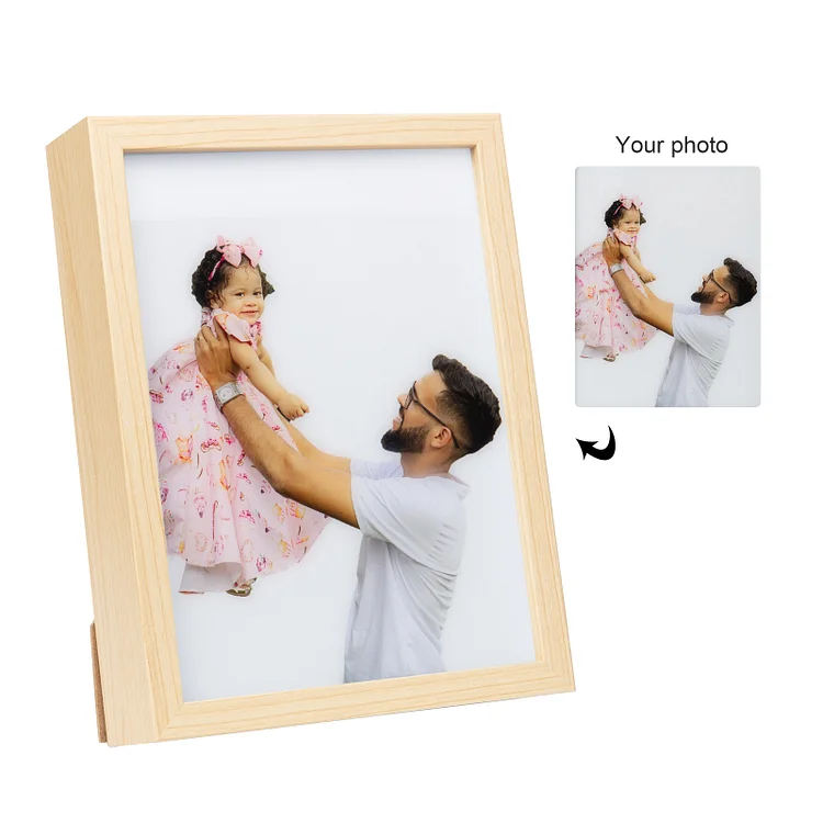 Custom Photo Night Light Frame-Personalized Color-Changing Picture Light Frame LED Lighting Warm Light