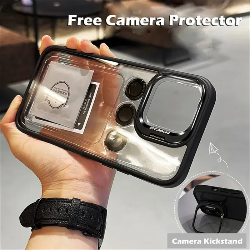 Innovative Lens Holder Phone Case For iPhone