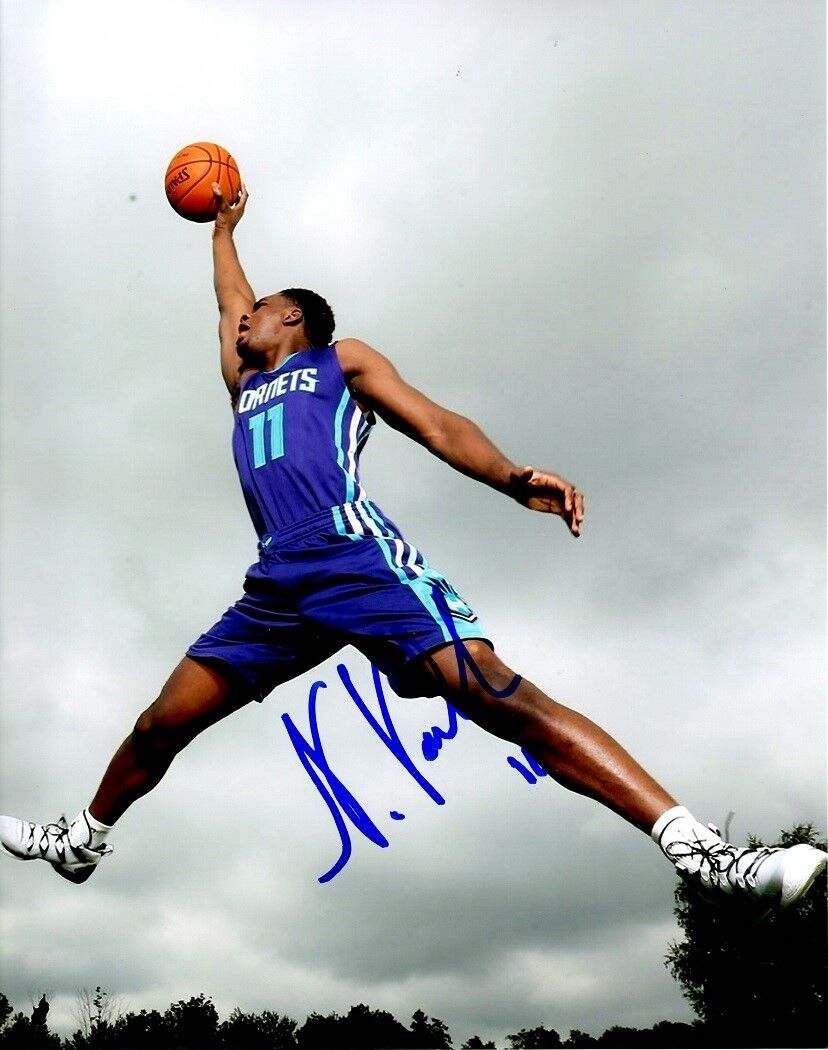 Autographed Noah Vonleh Charlotte Hornets 8x10 Photo Poster painting w/ COA