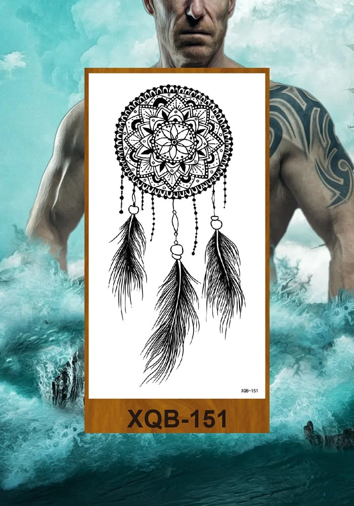 Temporary Tattoo Stickers Man Woman Girl Arm Chest Fake Tatoo Art Characters Eternal Love Flowers Totem Tatto Drop Shipping DIY