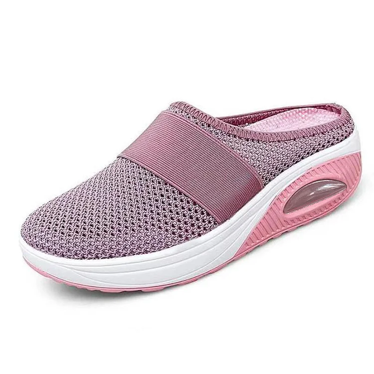 2022 Summer Women Wedge Sandals Premium Orthopedic Open Toe Sandals Vintage Anti-slip Leather Casual Female Platform Retro Shoes