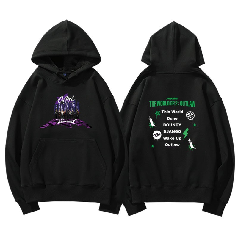 ATEEZ THE WORLD EP.2 : OUTLAW Poster Hoodie