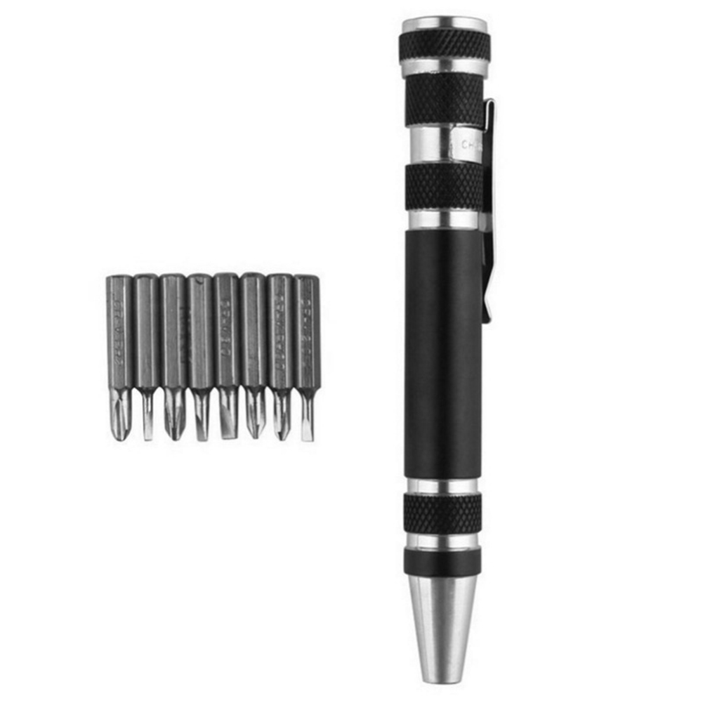 

8 in 1 Multiuse Precision Pen Screwdriver Hand Repair Tools Kit, Red, 501 Original