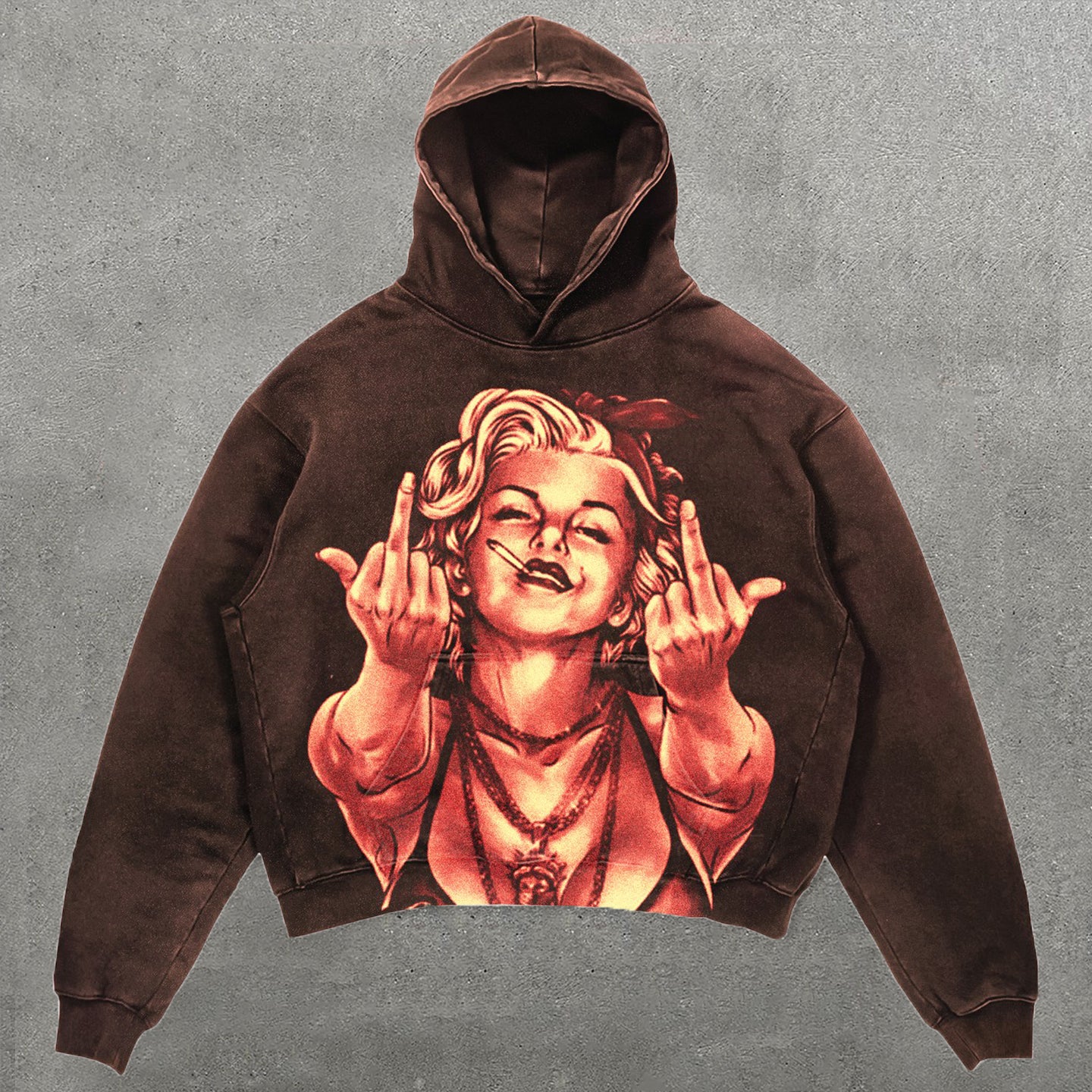 Vintage Skull Butterfly Hoodie