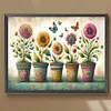 (US Only)Diamond Painting - Full Round Drill - Garden Pots (Canvas|40*30cm)