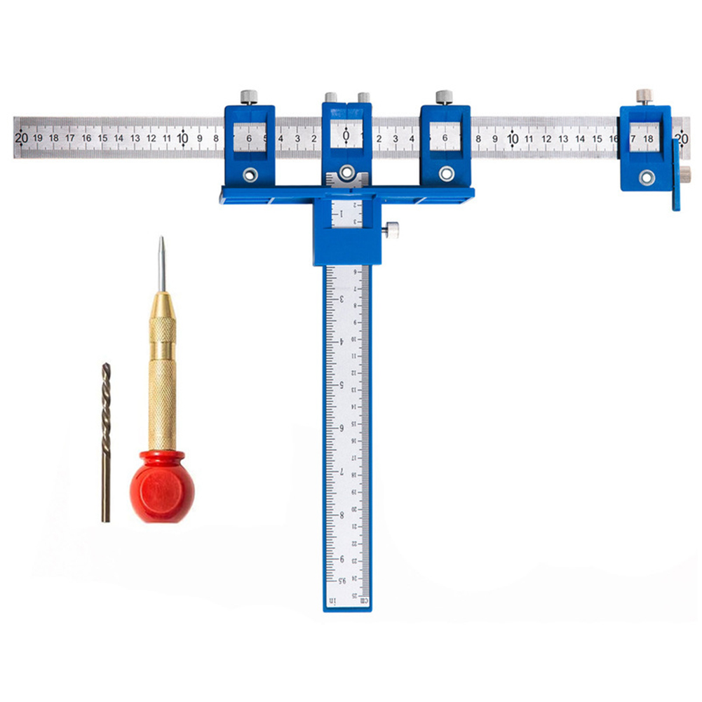 

Multi-function Drill Punch Locator Adjustable Drilling Hole Saw Locator, 501 Original