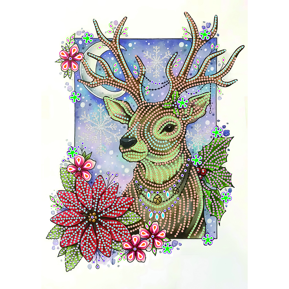 

Elk - Special Shaped Diamond Painting - 30*40CM, 501 Original
