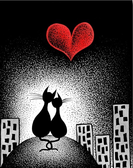 

Cats In Love – Paint By Numbers - 40*50CM, 501 Original