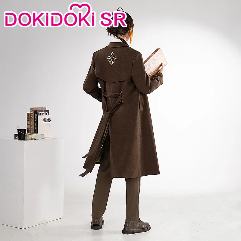 DokiDoki-SR Game Genshin Impact  Cosplay Costume Zhongli Doujin Zhong Li Casual  Wear 