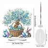 Diamond Painting Acrylic Easter Tree Tabletop Ornaments Decorations for Adult Beginner Home Decor DIY Crafts Gift