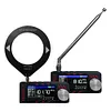 SI4732 Mini Pocket Radio 1.9inch IPS Screen HF SW MW VHF Radio LSB USB AM FM