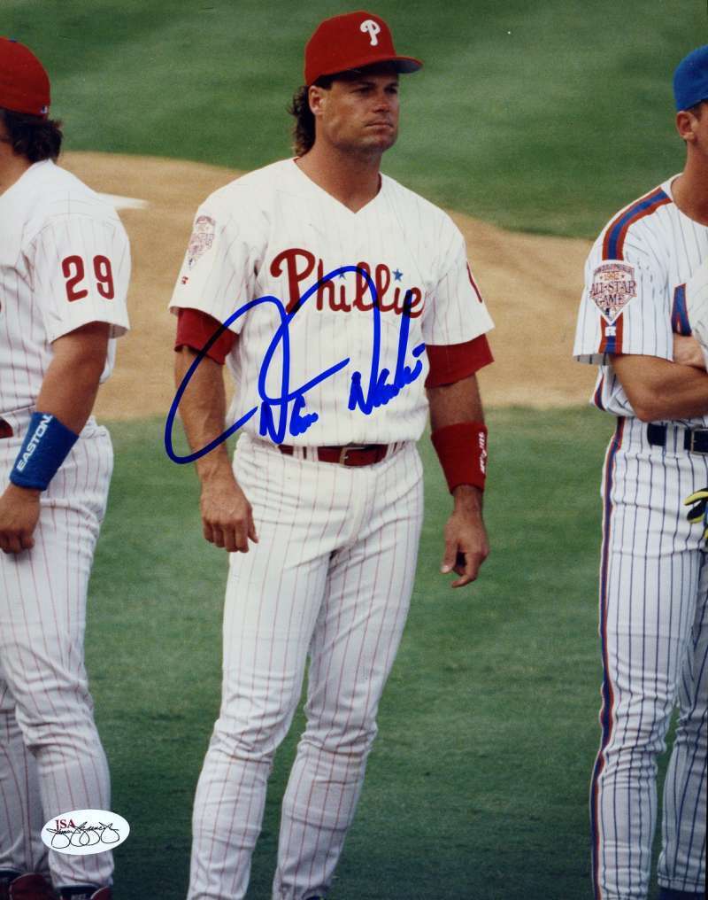 Darren Daulton Original 1/1 Signed 8x10 Photo Poster painting Jsa Cert Sticker Authentic Autogra