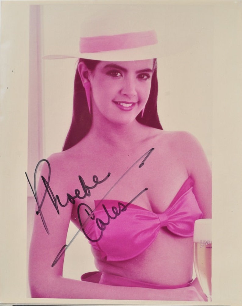 PHOEBE CATES Signed Photo Poster painting Fast Times At Ridgemont High Gremlins wCOA