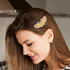 3pcs Butterfly Rhinestone Hair Clip DIY Crystal Bowknot Barrettes Kit