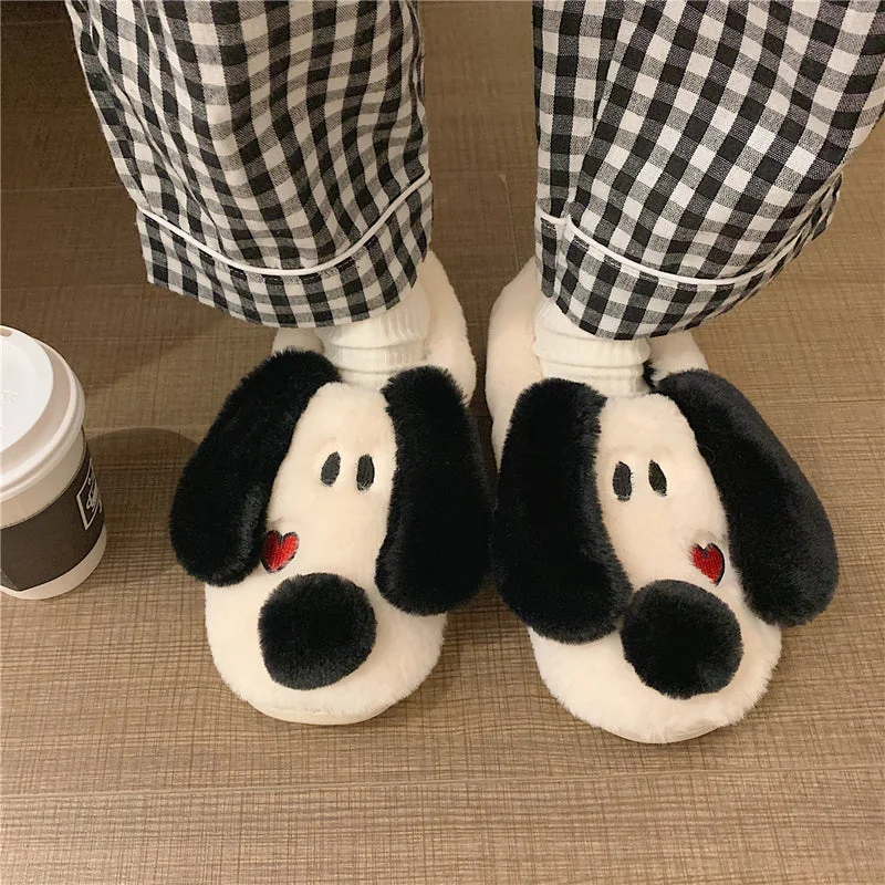 Fluffy Slippers-Long Ear Dog
