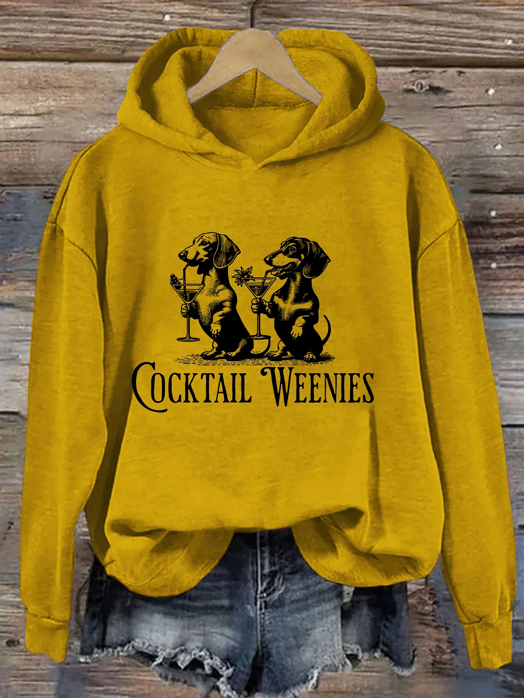 Cocktail Weenies Dachshund Hoodie