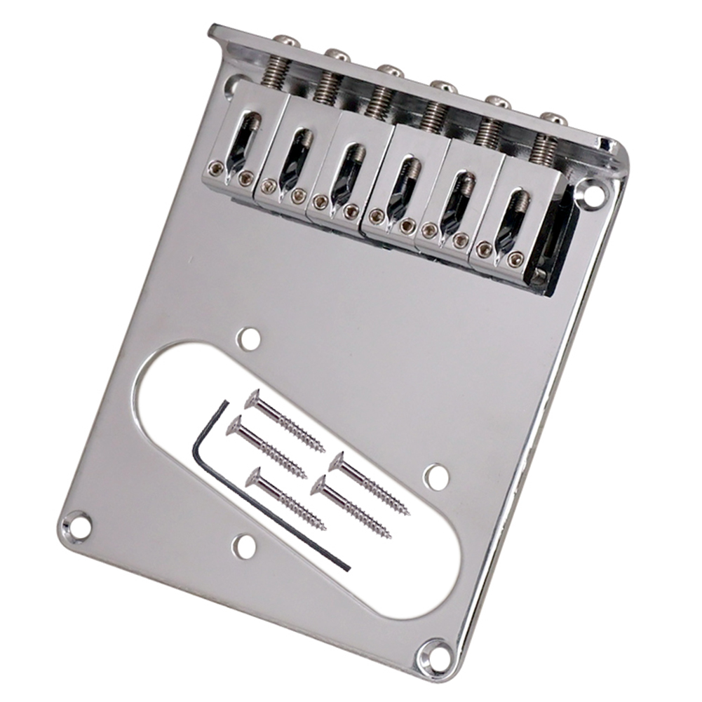 

1 Set 6 Saddle Guitar Bridge for Telecaster TL Electric Guitar Replacement, 501 Original