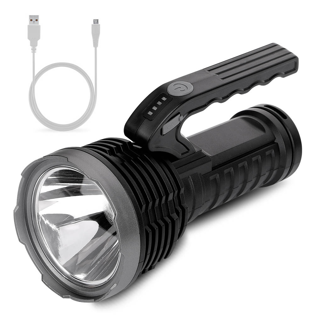 

XPE COB Flashlight Portable LED Torch USB Rechargeable Outdoor Searchlight, 501 Original