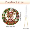 Diamond Painting Kit Christmas Reindeer Wreath 9.45x9.45in