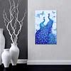 Blue Peacock  | Crystal Rhinestone  | Special Shaped Diamond Painting Kits