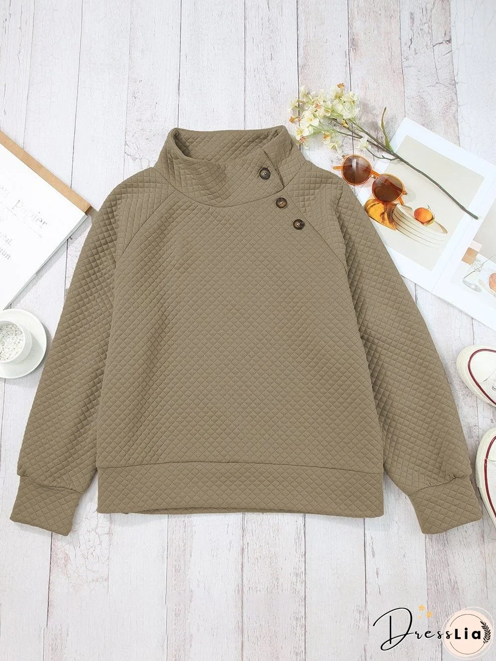 Versatile Quilted Pullover