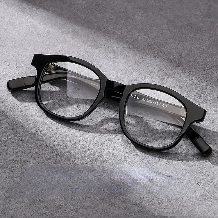 Irregular Oval Acetate Men Eyeglasses Frames High Quality Designer Handmade Men Glasses  Women Sunglasses