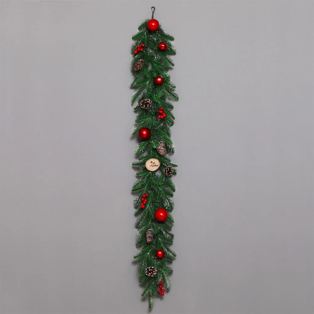 Festive Props Garland Christmas Rattan Mall Garland