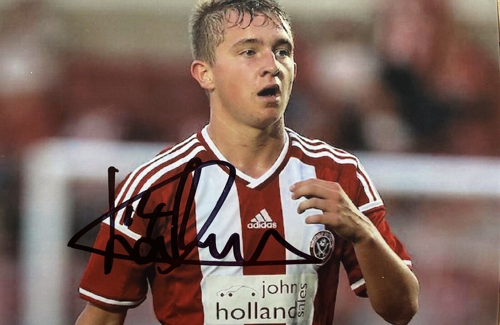 Louis Reed Genuine Hand Signed 6X4 Sheffield United Photo Poster painting 2