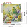 Diamond Painting - Full Round Drill - Birds(Canvas|30*30cm)