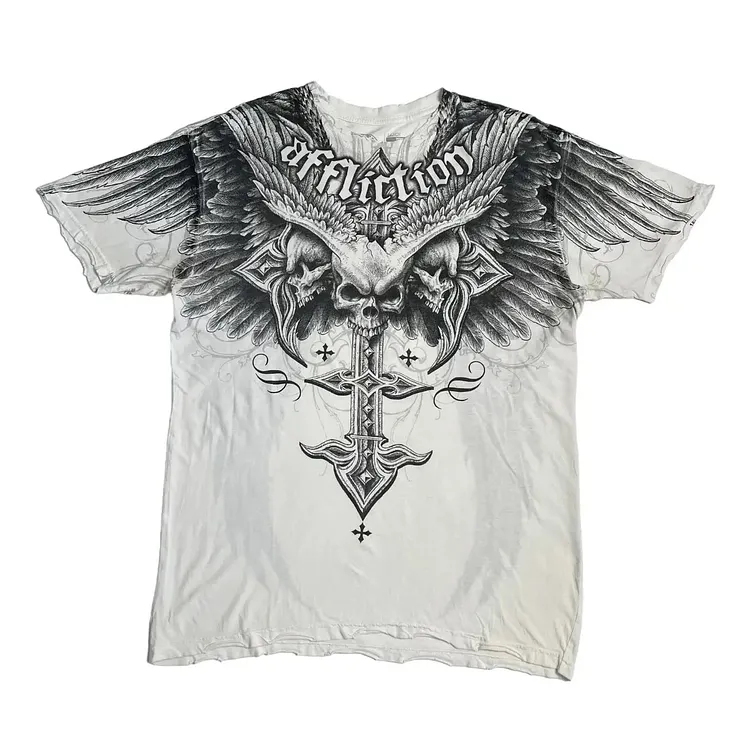 Retro Graphic Print Oversized T-shirt