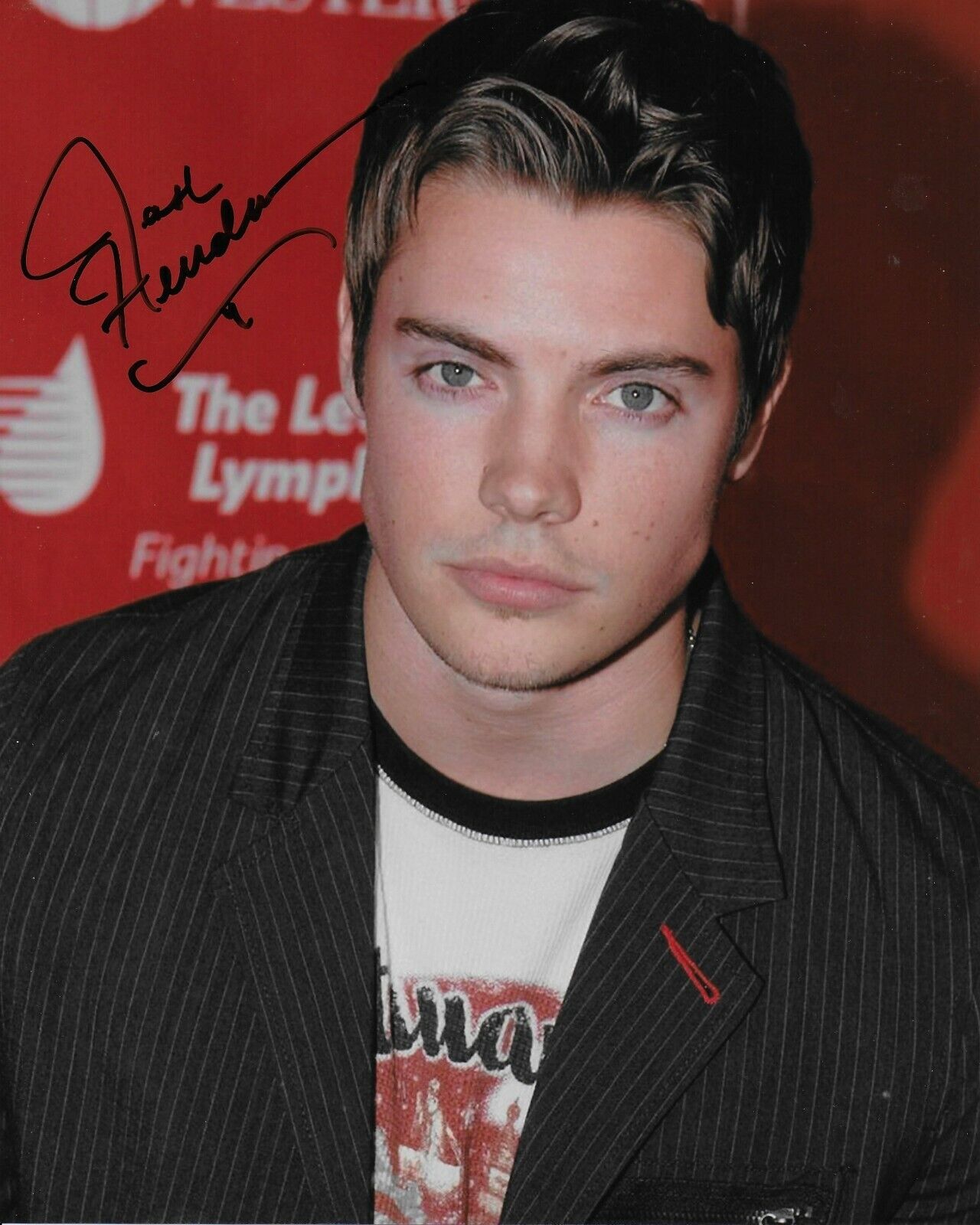 Josh Henderson Dallas Original Autographed 8X10 Photo Poster painting #3 signed at HShow