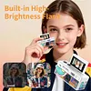 Keychain Digital Camera 1080P Retro Small Video Recorder Camcorder Support Memory Card for Travel Recording Birthday Gift for Friends