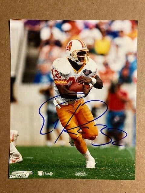 Errict Rhett Tampa Bay Bucs Boldly Signed 8x10 Photo Poster painting with COA