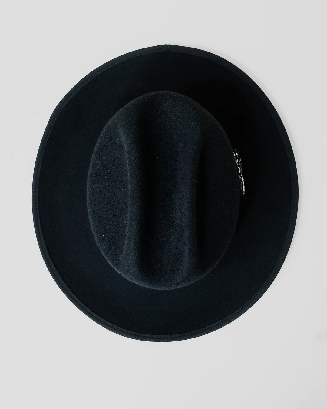 HatsMaker Ranch Fedora - Black[Fast shipping and box packing]