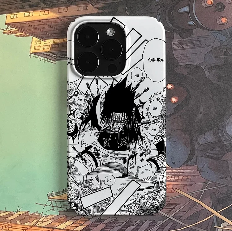 Naruto Anime Sasuke Aesthetic IPhone Case weebmemes